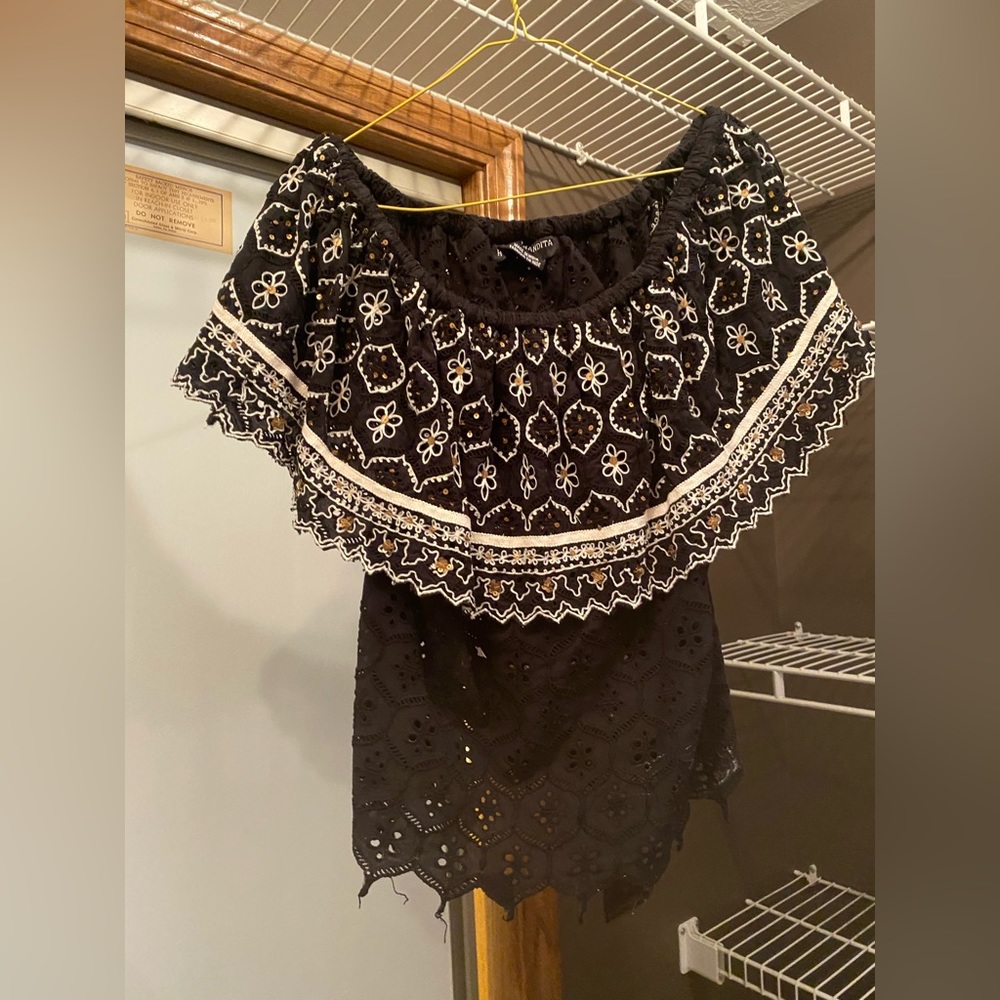 Anthropologie off the shoulder top
